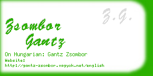 zsombor gantz business card